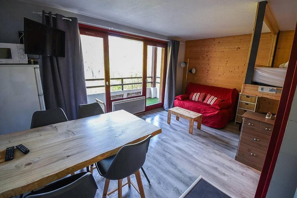 Le Relai S31 - Grand Et Lumineux Studio Avec Coin Montagne 4-6 Pers, Tout Equipe, Avec Wifi, A 30M Des Pistes Avec Un Grand Balcon, Draps Non Compris Saint-Jean-d'Aulps Luaran gambar