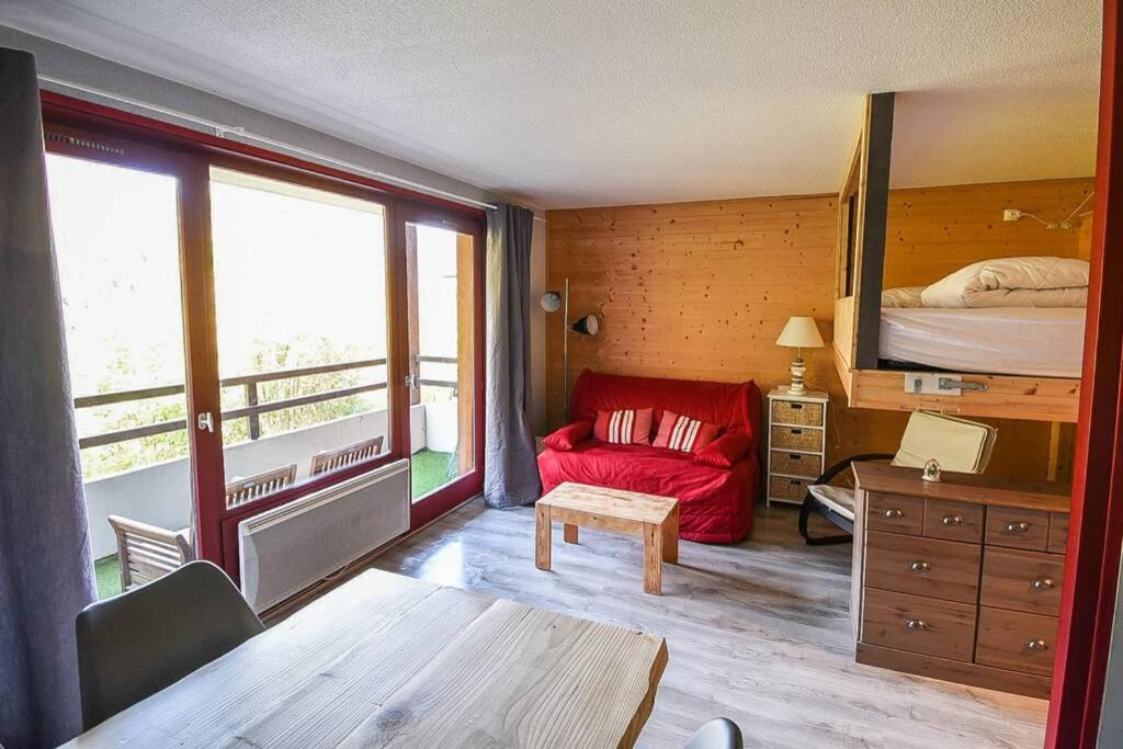 Le Relai S31 - Grand Et Lumineux Studio Avec Coin Montagne 4-6 Pers, Tout Equipe, Avec Wifi, A 30M Des Pistes Avec Un Grand Balcon, Draps Non Compris Saint-Jean-d'Aulps Luaran gambar