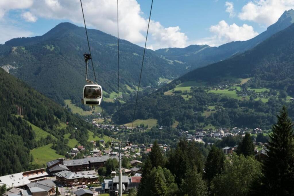 Le Relai S31 - Grand Et Lumineux Studio Avec Coin Montagne 4-6 Pers, Tout Equipe, Avec Wifi, A 30M Des Pistes Avec Un Grand Balcon, Draps Non Compris Saint-Jean-d'Aulps Luaran gambar