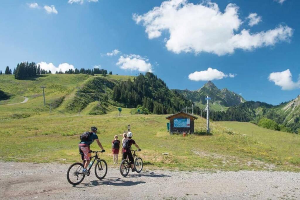 Le Relai S31 - Grand Et Lumineux Studio Avec Coin Montagne 4-6 Pers, Tout Equipe, Avec Wifi, A 30M Des Pistes Avec Un Grand Balcon, Draps Non Compris Saint-Jean-d'Aulps Luaran gambar